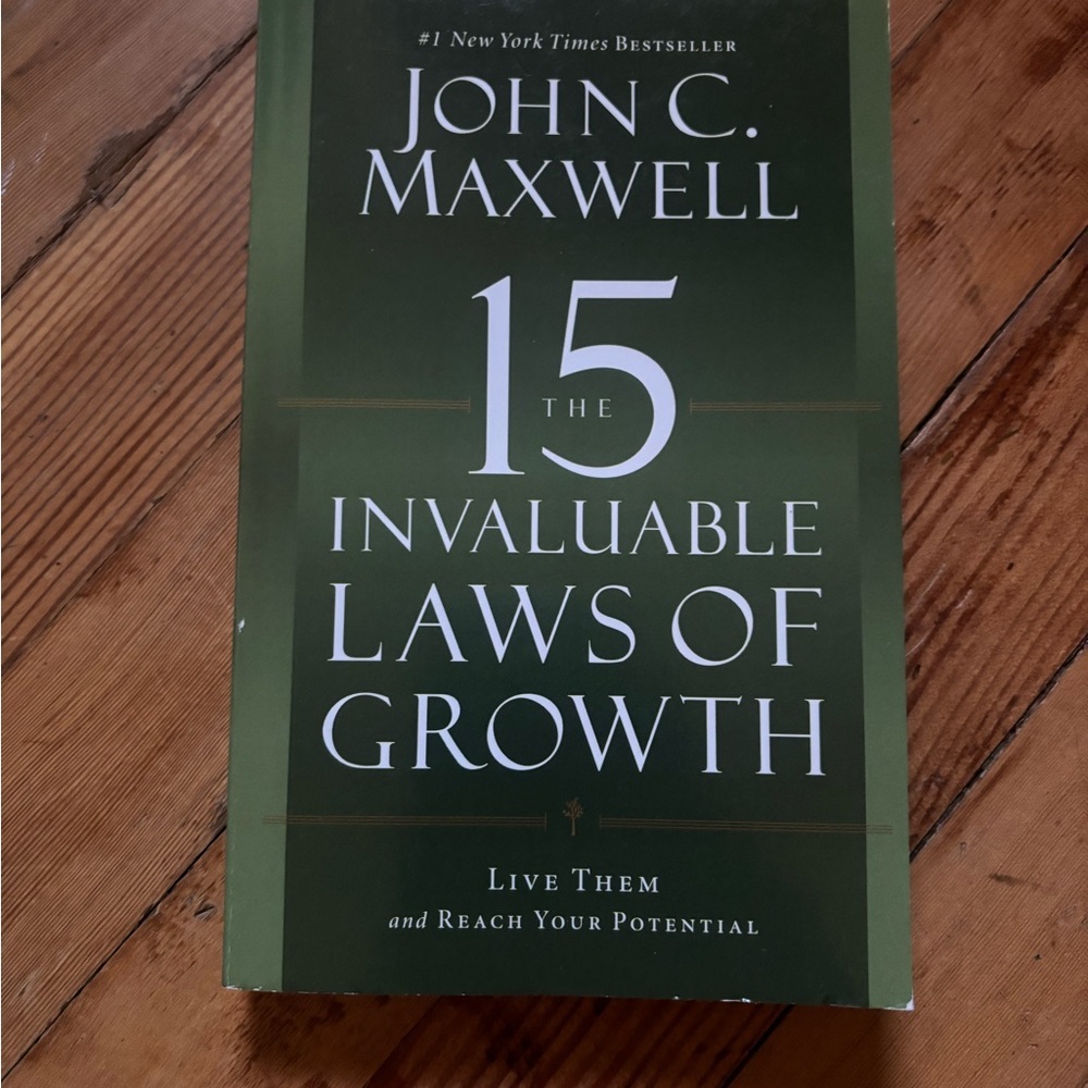 3/$20 15 Invaluable Laws of Growth paperback Book